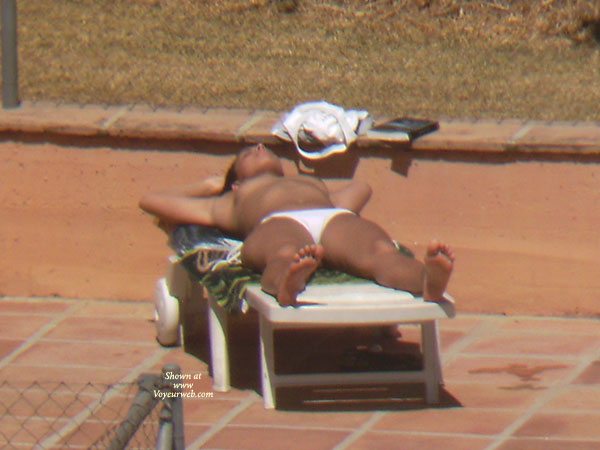 Pic #1 Topless In The Pool - South Of Spain