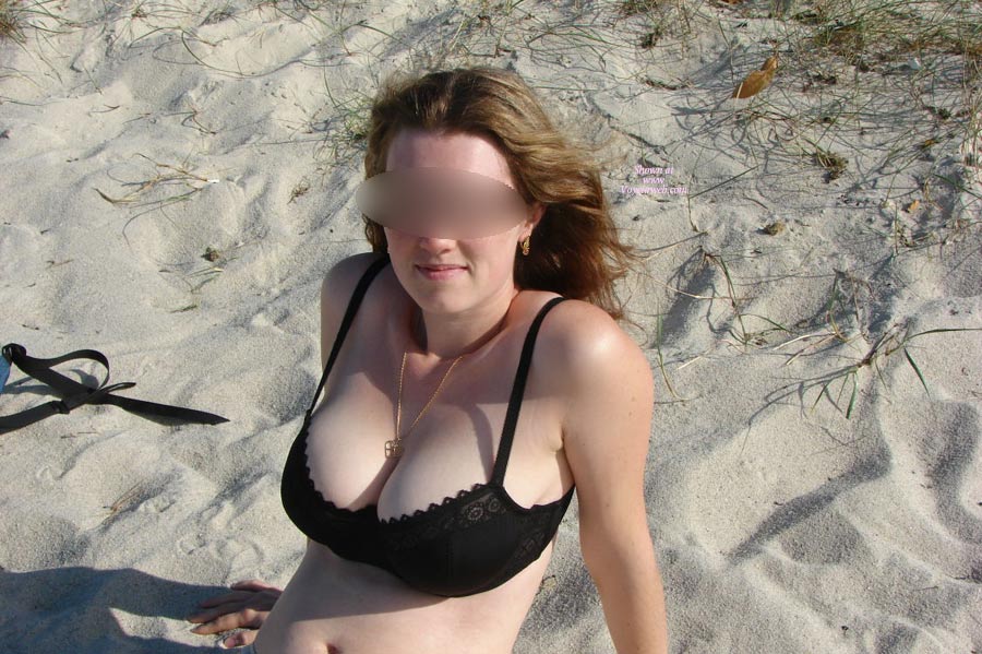 Pic #1 My 26 yo Wife On The Beach