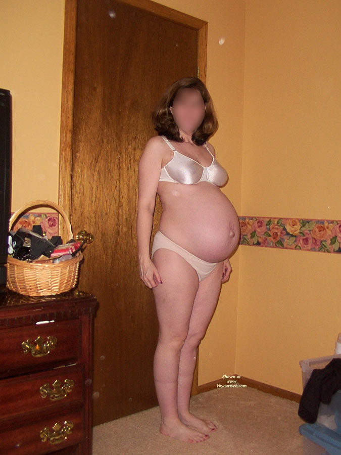 Pic #1 Topless Wife  Mj, A Hot Preggo Milf