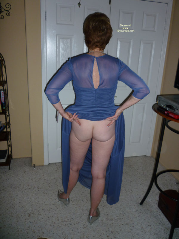 Pic #1 Bottomless Wife Cathy In And Out Of Her Clothes