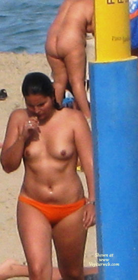 Pic #1 Beach Voyeur:&nbsp;Beach Voyeur: One Topless, Other Revealing