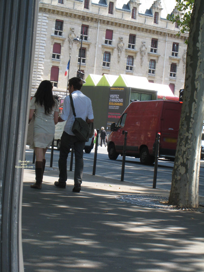 Pic #1 Street Voyeur:&nbsp;See Through Skirt In Paris