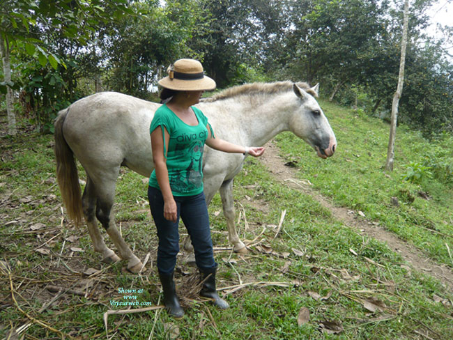 Pic #1 Nude Wife on heels:&nbsp;A Day In The Farm