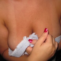 Pic #1 Topless Amateur Just A Towel