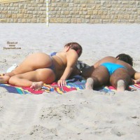 Pic #1 Beach Voyeur:&nbsp;Thongs Busted