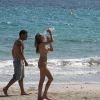 Beach Voyeur:&nbsp;Water Lady