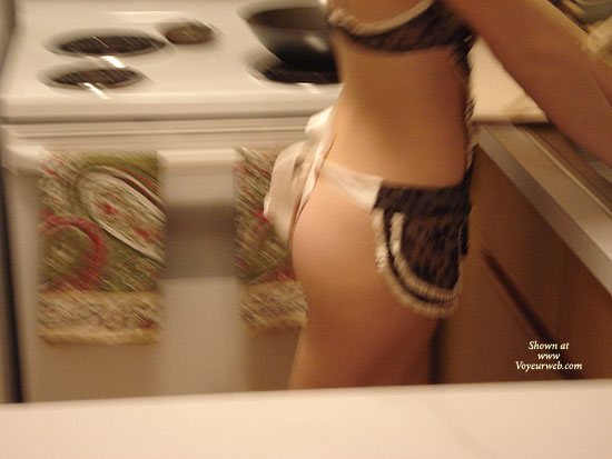 Pic #1 Wife Cleaning And Showing Off