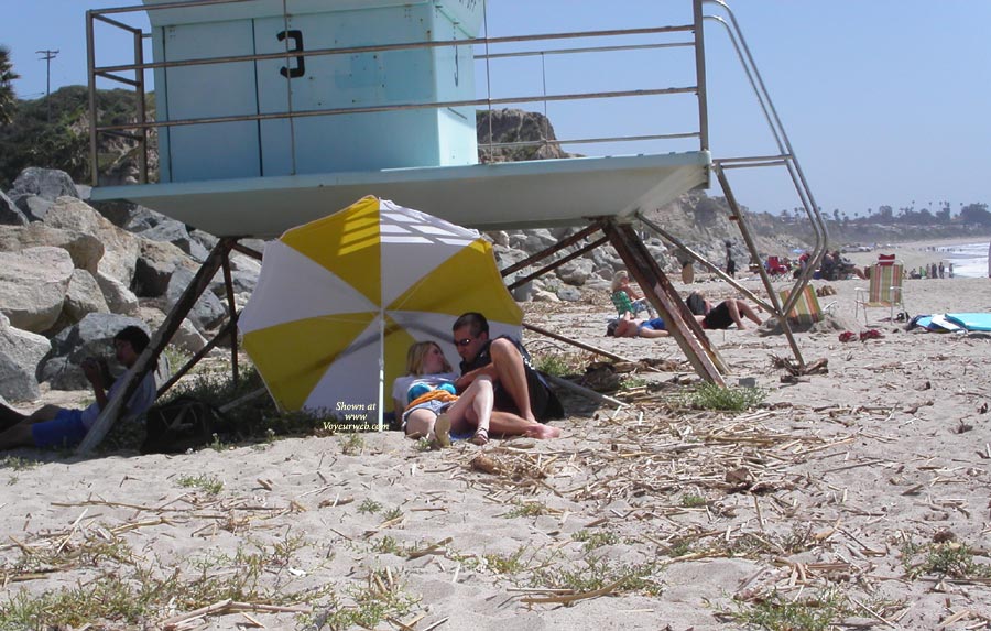 Pic #1 Couple On Public Beach