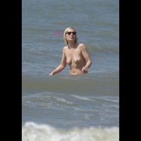 Pic #1 Pale White Tits In The Sea