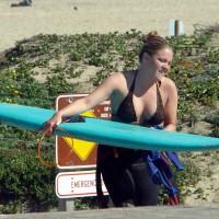 Various Women On Monterey California Beaches