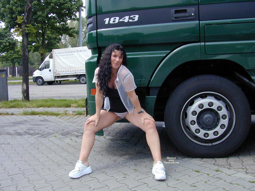 Pic #1 Janka Nude On A Truck Stop