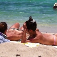 Pic #1 Summer Time At The Beach - Beach, Big Tits, Bikini Voyeur, Blonde, Brunette, Public Place, Shaved