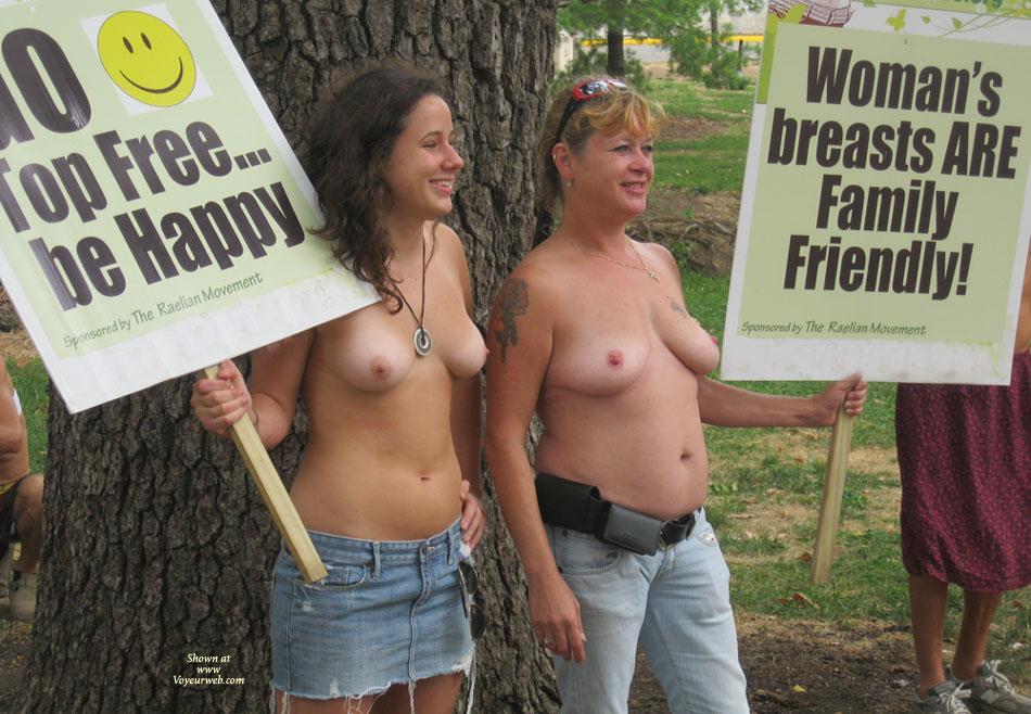 Pic #1 Go Topless Day - Big Tits, Public Place