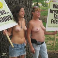 Go Topless Day - Big Tits, Public Place