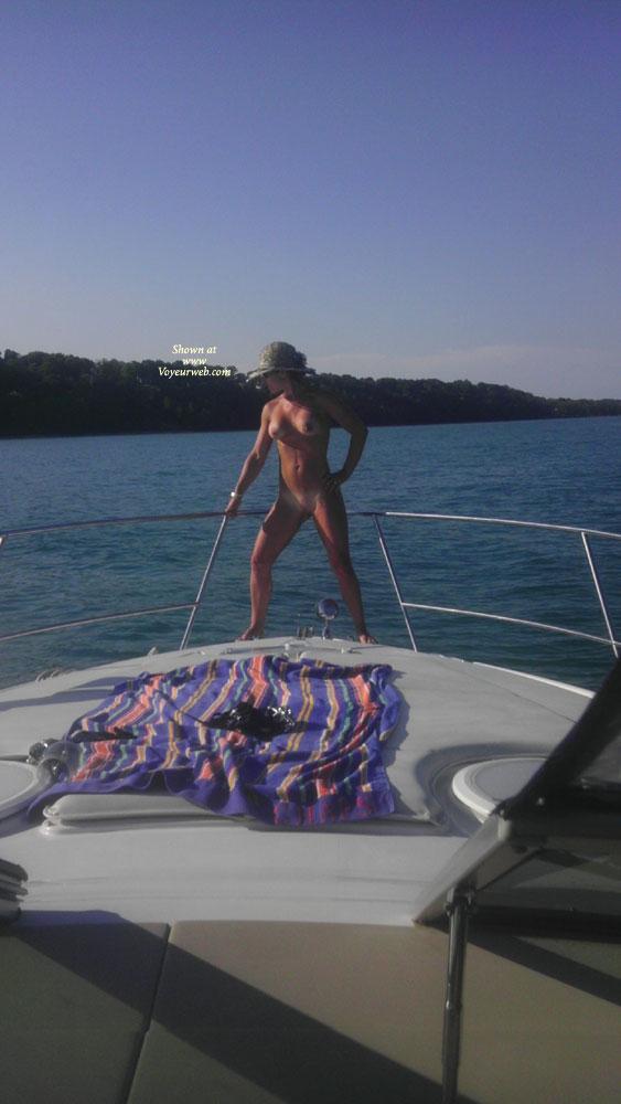 Pic #1 One Fun Day of Boating - Outdoors, Bikini Voyeur