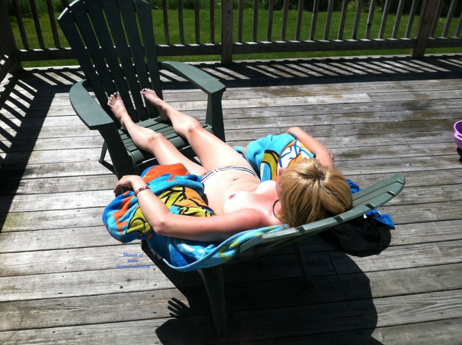 Pic #1 Sunbathing - Small Tits