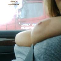 Flashing Truckers - Big Tits, Public Exhibitionist