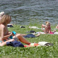 Sexy Girl On Czech Beaches