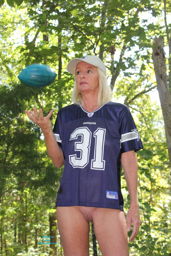 Pic #1 Football Anyone? - Nature, Shaved, Blonde, Mature