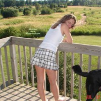 Lori On The Deck