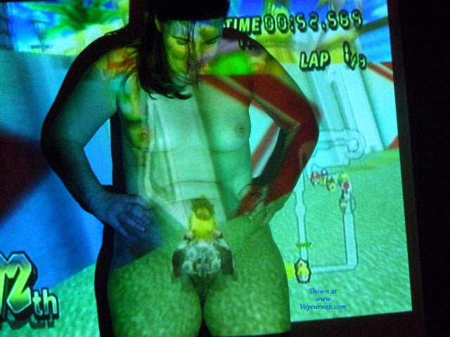 Pic #1 Mario Cart On The Body Of Suus - Small Tits