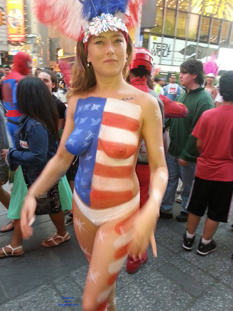 Pic #1 Body Paint - Big Tits, Public Place