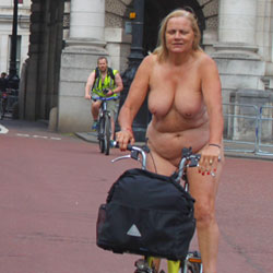 Pic #1 London Naked Bike Ride June 2015 - Big Tits, Public Exhibitionist, Public Place