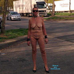 Parking - Big Tits, Public Exhibitionist, Public Place