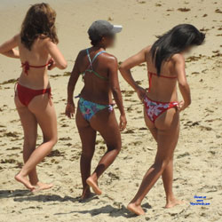 Pic #1 Asses In Olinda City, Brazil - Beach, Bikini Voyeur