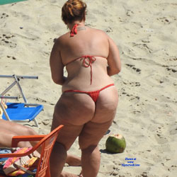 Pic #1 Fat Asses From Brazil - Beach, Big Ass