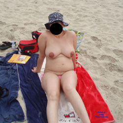 Pic #1 My Pregnant Slut Wife - Beach, Big Tits, Wife/wives