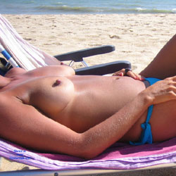 Pic #1 My Wife On The Beach!! - Big Tits, Wife/wives