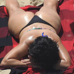 Pic #1 Enormous Ass From Recife City - Beach Voyeur