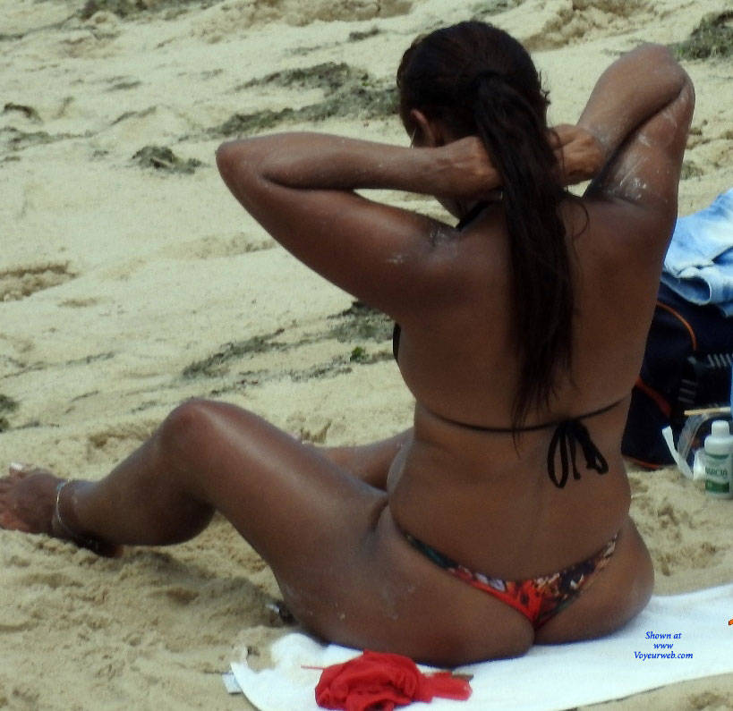 Pic #1 Delicious Ass In Janga Beach, Brazil - Beach Voyeur, Bikini Voyeur