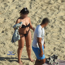 Black Bikini From Recife City, Brazil 01 - Beach Voyeur, Bikini Voyeur, Brunette