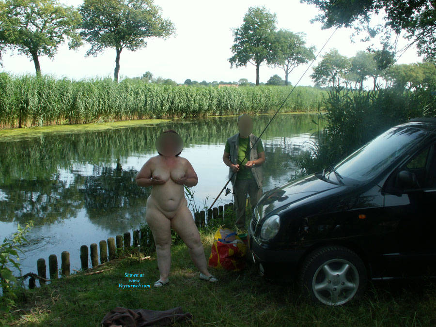 Pic #1 A Lonely Fisherman - Bbw, Big Tits, Outdoors, Wife/wives