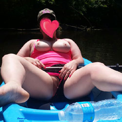 Pic #1 Down The River - Big Tits, Outdoors, Wife/wives, Amateur