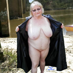 Pic #1 Out And About - Nude Amateurs, Big Tits, Mature, Outdoors, Granny