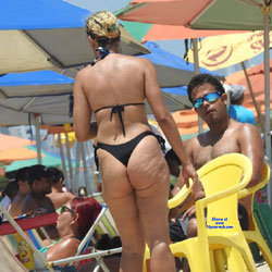 Pic #1 Delicious Asses From Recife City, Brazil - Beach, Outdoors, Bikini Voyeur