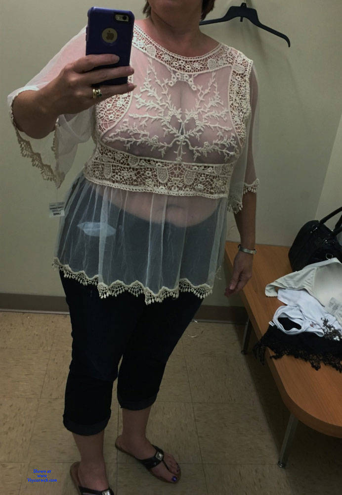 Pic #1 Changing Room Selfies - Topless Wives, Big Tits, See Through, Amateur