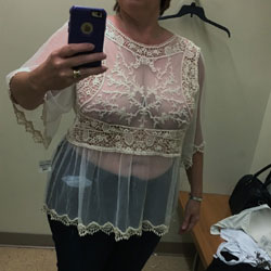 Pic #1 Changing Room Selfies - Topless Wives, Big Tits, See Through, Amateur