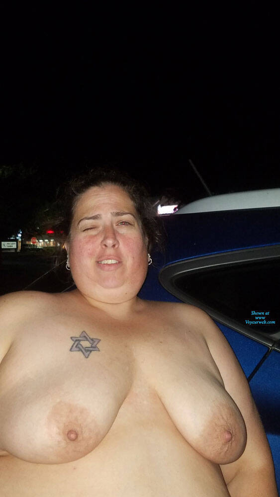 Pic #1 Nude In Walmart Parking Lot - Nude Wives, Bbw, Big Tits, Public Exhibitionist, Outdoors, Public Place, Amateur