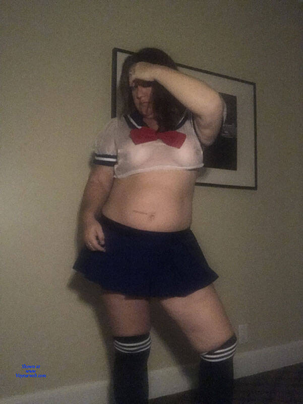 Pic #1 Naughty Navy Sailor Wife - Big Tits, See Through, Wife/wives, Amateur