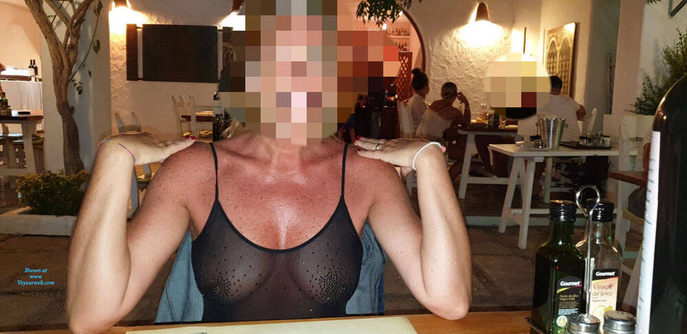 Pic #1 Spain 2019 - Public Exhibitionist, Flashing, Outdoors, Public Place, See Through, Amateur