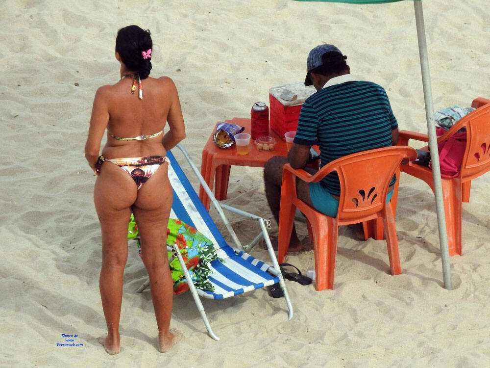 Pic #1 Wife From The Recife City, Brazil - Beach, Brunette, Outdoors, Bikini Voyeur