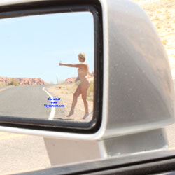 I Saw It In My Rearview Mirror - Nude Amateurs, Public Exhibitionist, Mature, Outdoors, Amateur