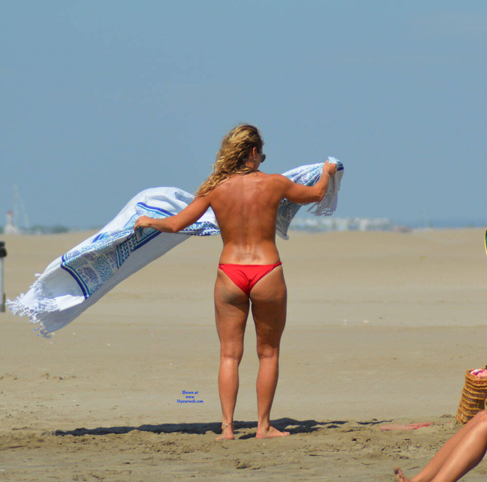 Pic #1 South Of France On Beach This Summer Mix 2 - Topless Girls, Beach, Outdoors, Small Tits, Beach Voyeur, Brunette