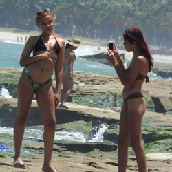 Porto Beach, Recife City - Beach, Outdoors, Bikini Voyeur