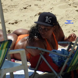 SOLANGE IN PINA BEACH, RECIFE CITY, BRAZIL