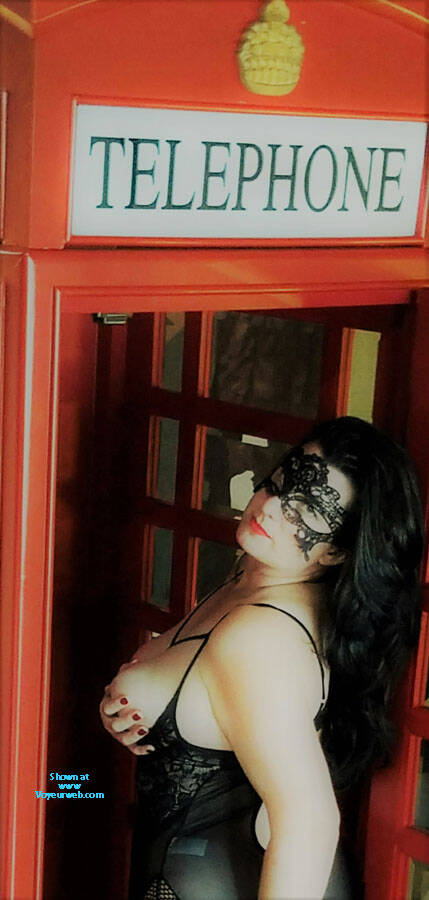 Pic #1 Phone booth fun - Amateur, Big Ass, Big Tits, Costume, Hanging Tits, Pussy